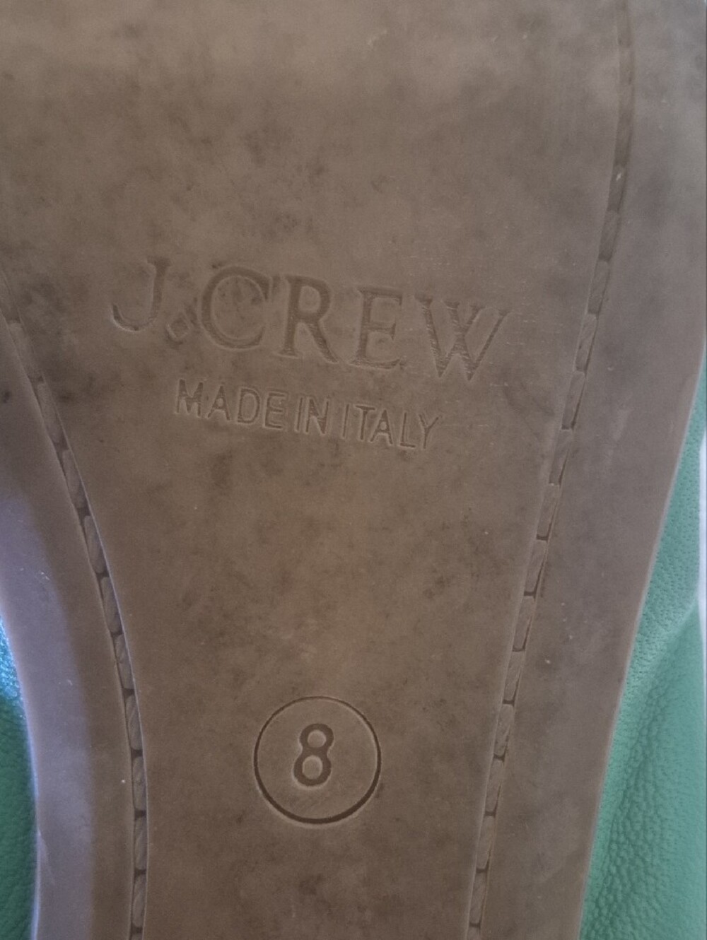 J. Crew Green and Black Ballet Flats - Picture 3 of 4
